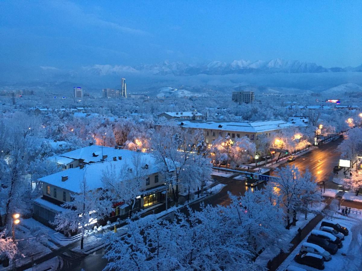 "Картина Горных Вершин" Квартира- "Mountain View" Apartment Ałma Ata Zewnętrze zdjęcie